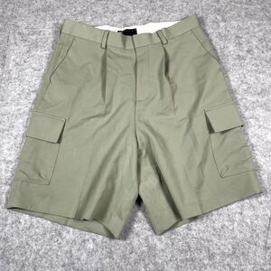 ASOS Design Green Dress Chino Suit Shorts Men's Size 32 Sage Green EUC
